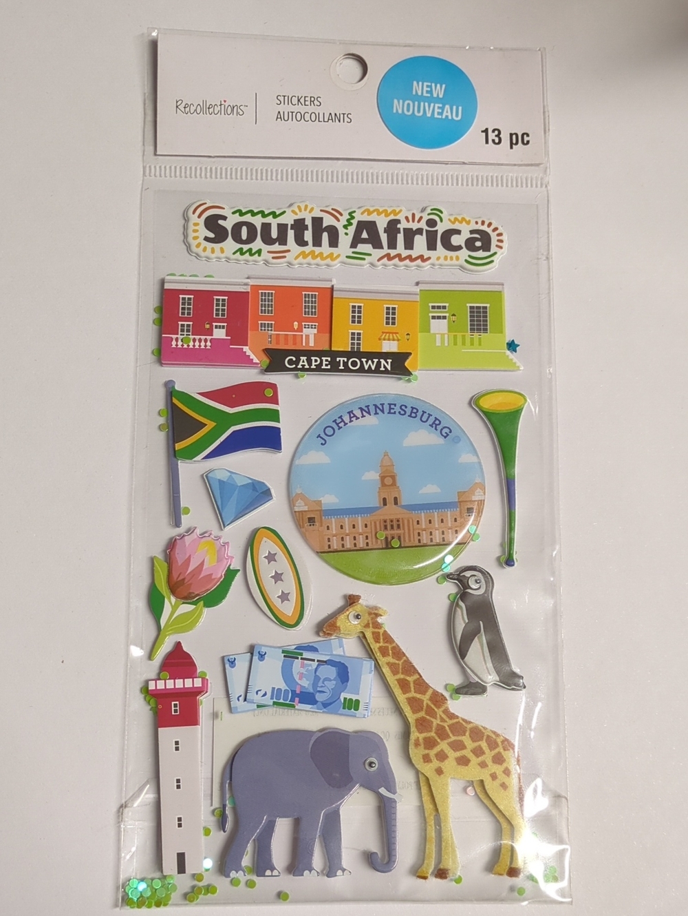 ☀️Recollections South Africa Travel Sticker Pack Dimensional